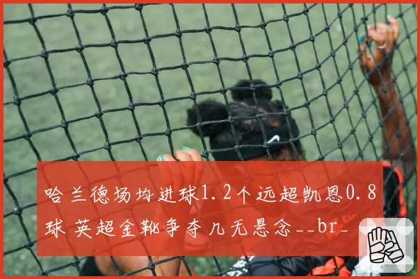 哈兰德场均进球1.2个远超凯恩0.8球 英超金靴争夺几无悬念__br_